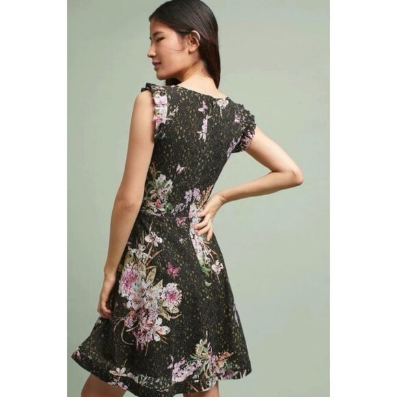 Anthropologie Eri + Ali | Nevaeh Floral Dress | Excellent Condition | Size 6 - Picture 3 of 10